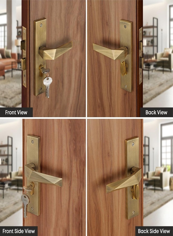 LAPO Heavy Duty Mortise Lock for Main Door - 60mm Cylinder, 45x45 mm Lock Body, Key Lock for Home, Office, Bedroom & Hotel (Antique Finish, 3 Years Warranty) Cy-126 - Image 5